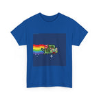 Retro Pixel Cat Tee — Rainbow Nyan-Inspired Graphic T-Shirt