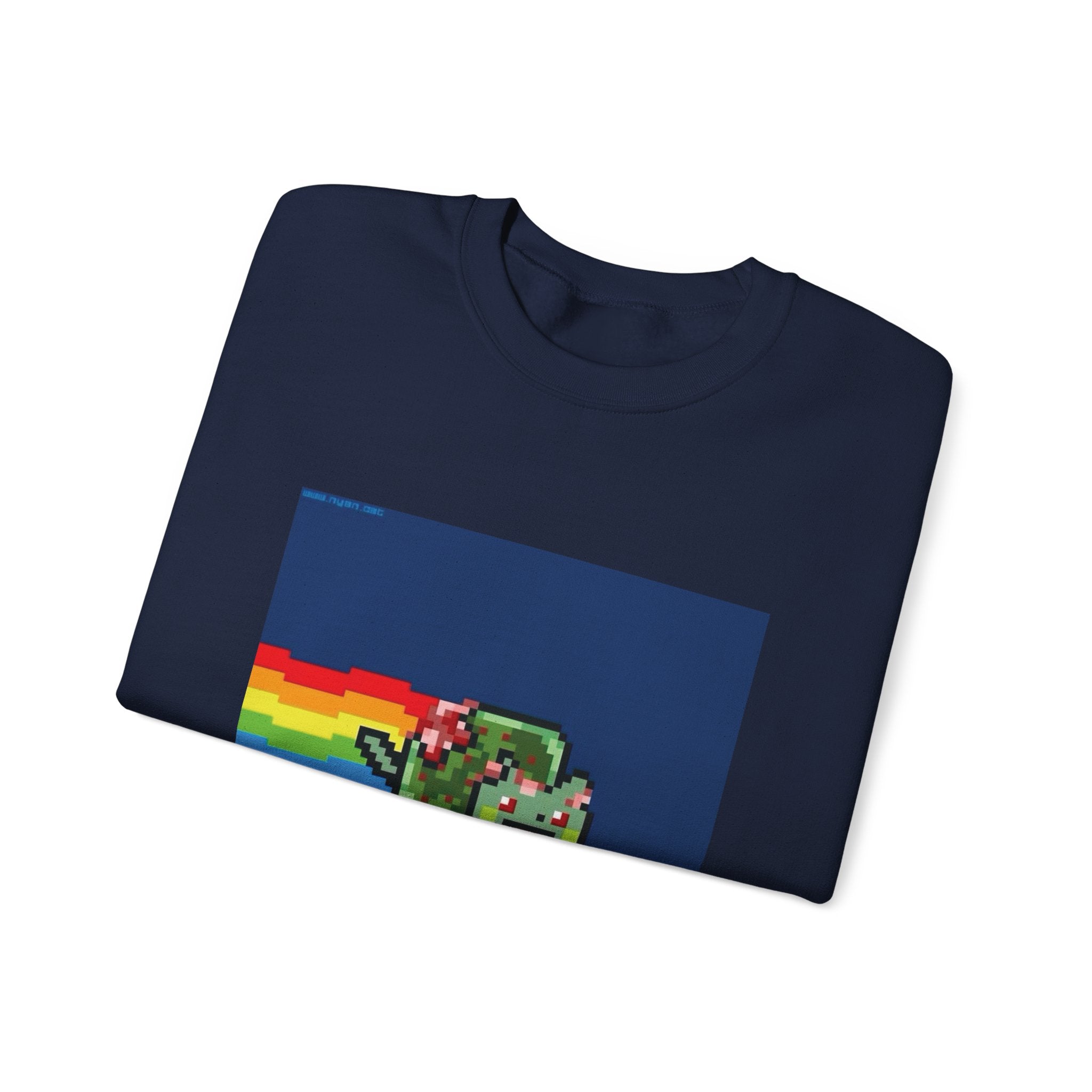 Pixel Nyan Cat Sweatshirt — Retro 8‑Bit Rainbow Cat Crewneck
